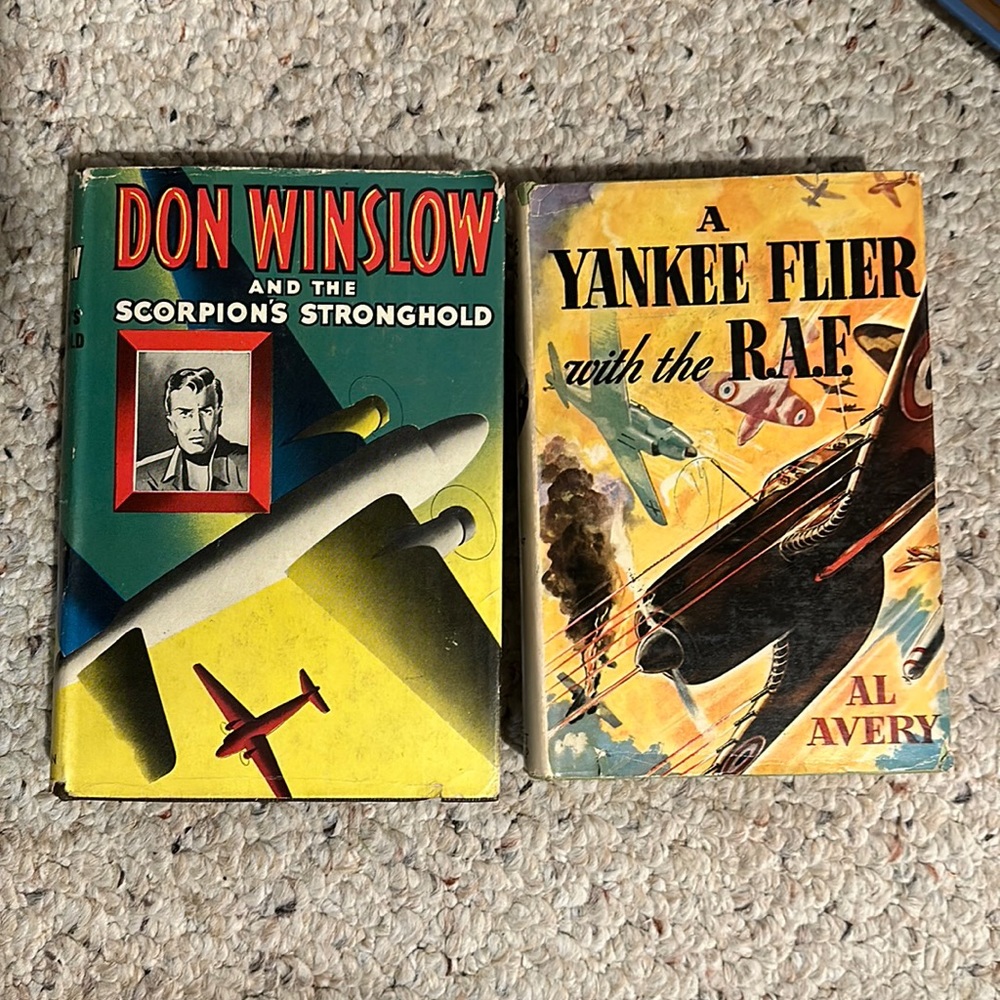 A Yankee Flier with the RAF & Don Winslow and the Scorpions Stronghold Book Set